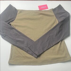 Edikted tshirt bare shoulder NWT